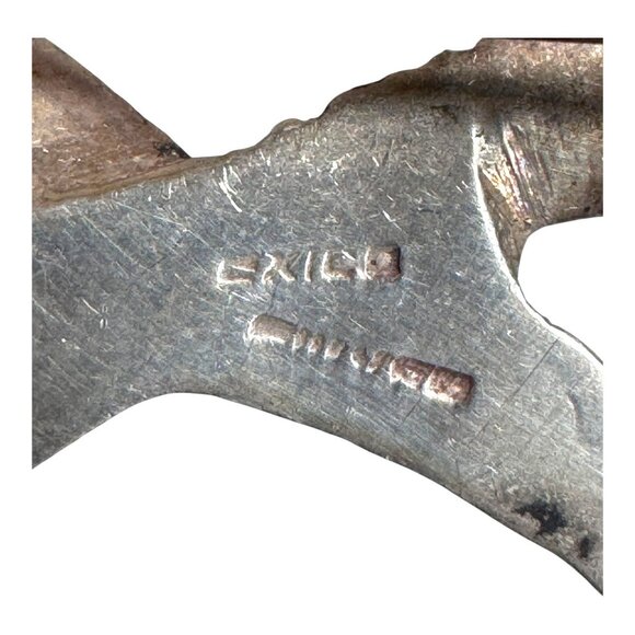 Vintage Pre Eagle Mexico Sterling Silver Seagull Bird Brooch Pin Argento 2.5" - Picture 3 of 5